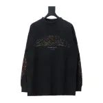 Balenciaga BLCG 23SS new Sanskrit disaster flame print long sleeve T-shirt