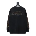Balenciaga BLCG 23SS new Sanskrit disaster flame print long sleeve T-shirt