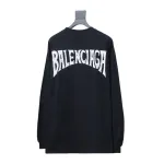Balenciaga BLCG 24SS beach painting night scene print long-sleeved T-shirt 1