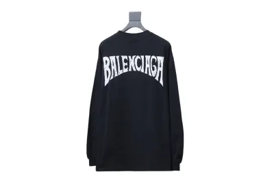  Balenciaga BLCG 24SS beach painting night scene print long-sleeved T-shirt 1 02