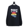Balenciaga BLCG 24SS beach painting night scene print long-sleeved T-shirt 1