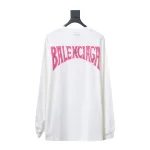 Balenciaga BLCG 24SS beach painting night scene print long-sleeved T-shirt 2