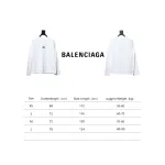 Balenciaga embroidered double ring long sleeve T-Shirts 1