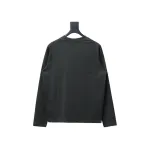  Balenciaga embroidered double ring long sleeve T-Shirts 2