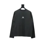  Balenciaga embroidered double ring long sleeve T-Shirts 2