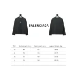  Balenciaga embroidered double ring long sleeve T-Shirts 2