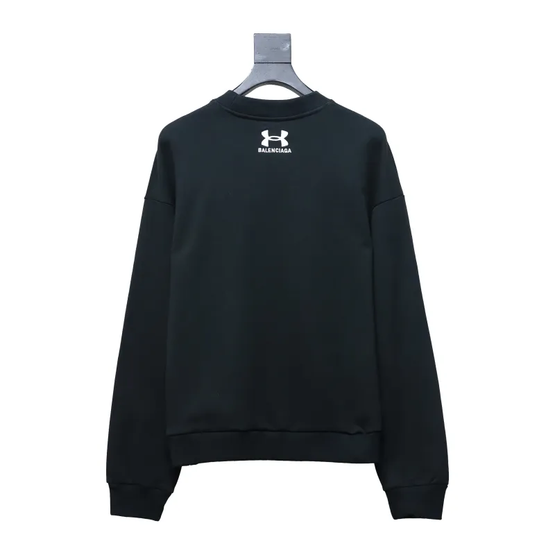  Balenciage24S Under Armour co-branded embroidered T-shirt long sleeves