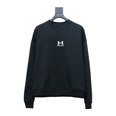 Balenciaga24S Under Armour co-branded embroidered T-shirt long sleeves 01