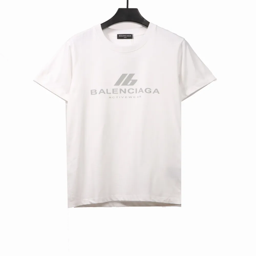  Balenciage 3M letter T-shirts white