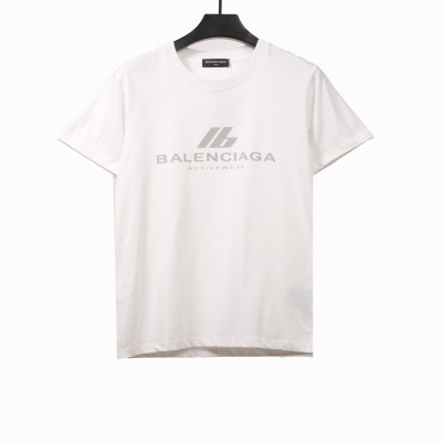  Balenciage 3M letter T-shirts white 01