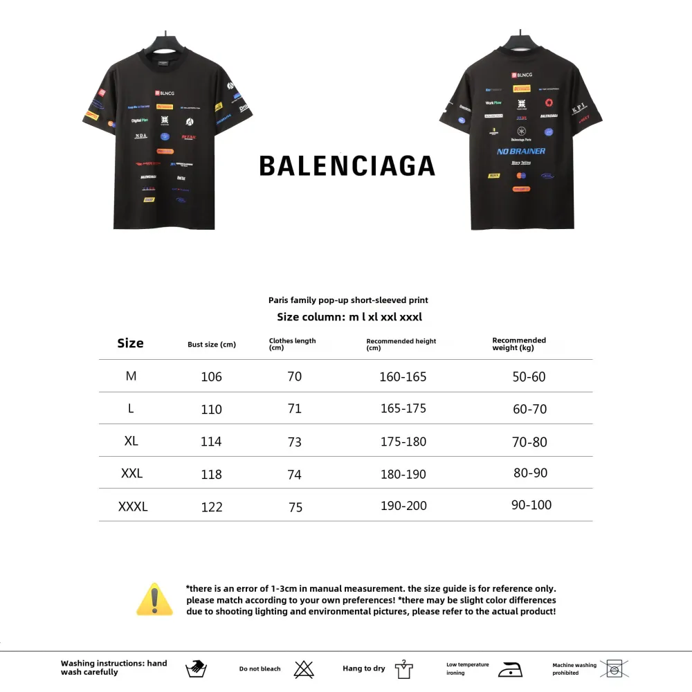Balenciage bullet screen print T-Shirts