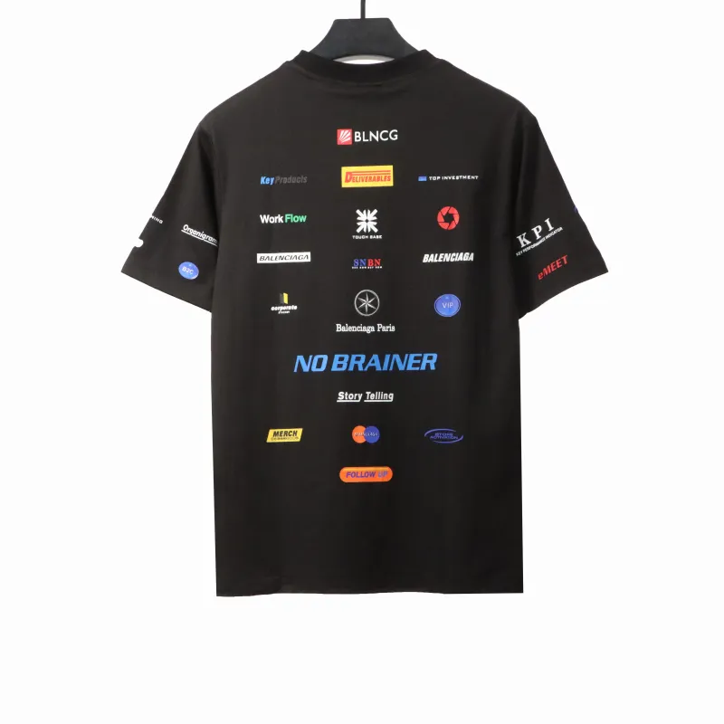 Balenciage bullet screen print T-Shirts