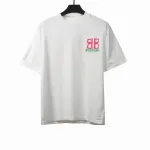Balenciage chest double B print T-Shirts white