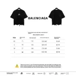  Balenciage classic embroidered small label T-Shirts black