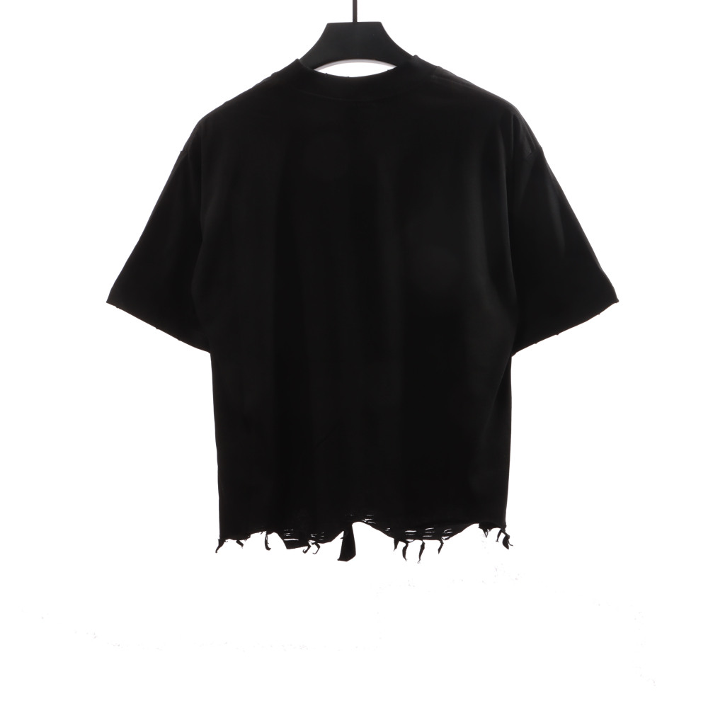  Balenciage classic embroidered small label T-Shirts black