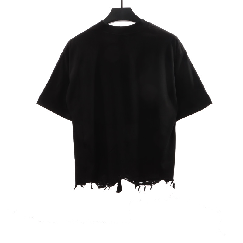  Balenciage classic embroidered small label T-Shirts black