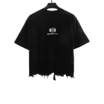  Balenciage classic embroidered small label T-Shirts black