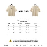 Balenciage classic embroidered small label T-Shirts white