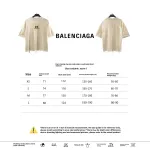  Balenciage classic embroidered small label T-Shirts white