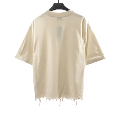 Balenciaga classic embroidered small label T-Shirts white 02