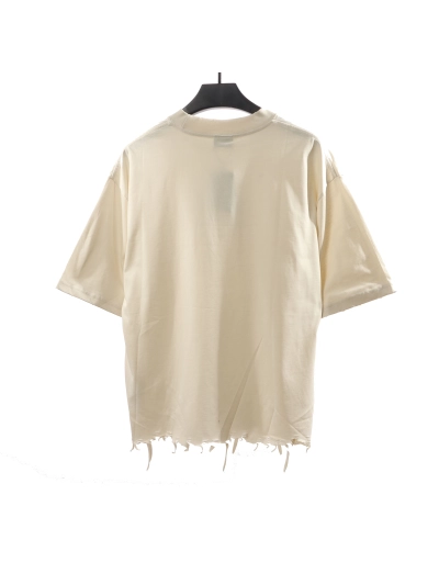 Balenciaga classic embroidered small label T-Shirts white 02