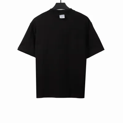  Balenciage co-branded eBay embroidered letter T-Shirts black 02