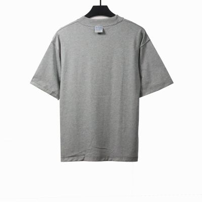 Balenciaga co-branded eBay embroidered letter T-Shirts gray 02