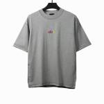 Balenciaga co-branded eBay embroidered letter T-Shirts gray