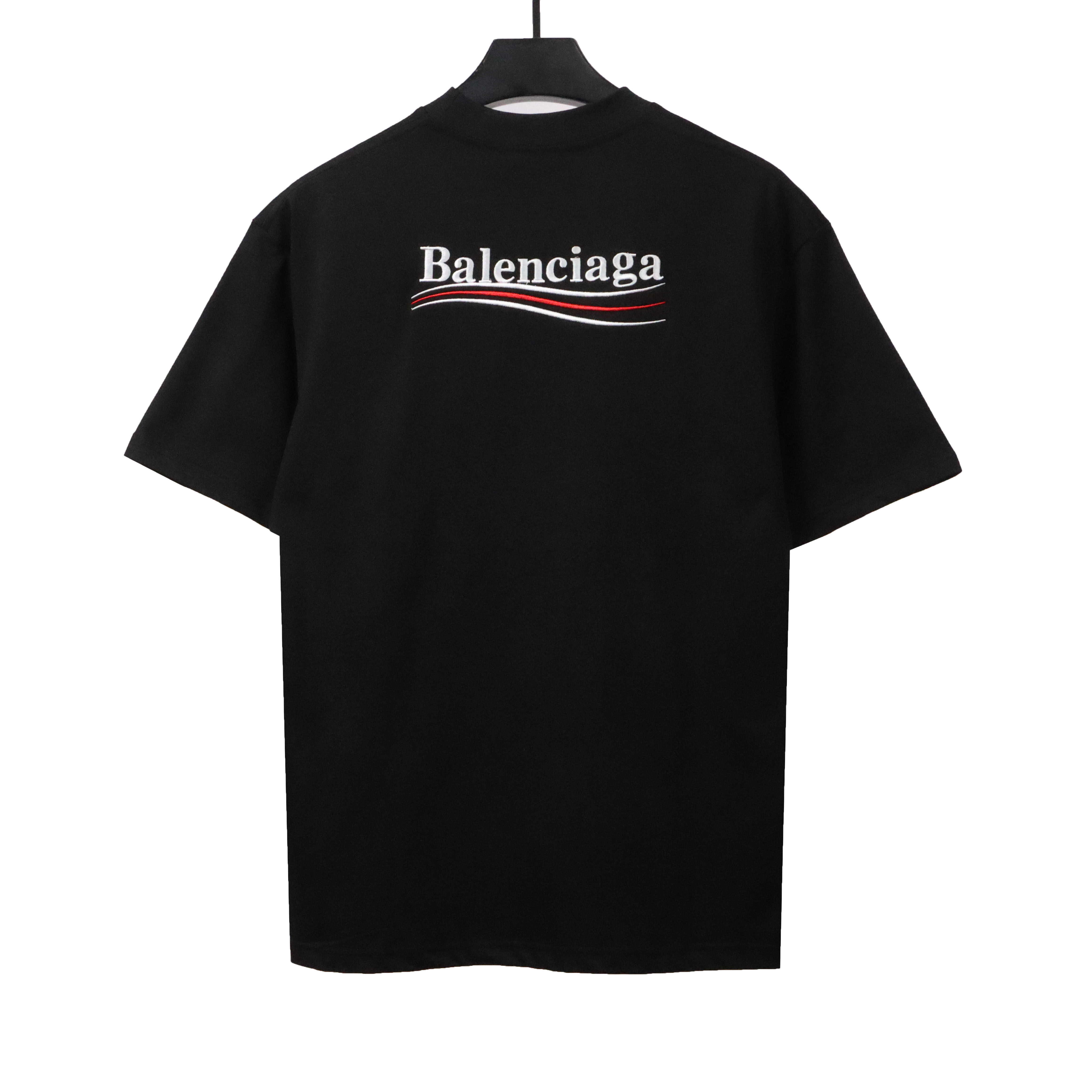 Balenciaga cola letter embroidery T-shirts black