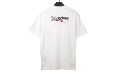 Balenciaga cola letter embroidery T-shirts white 02