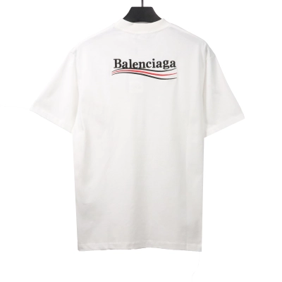 Balenciaga cola letter embroidery T-shirts white 02