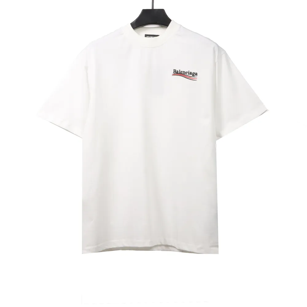 Balenciaga cola letter embroidery T-shirts white
