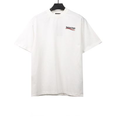 Balenciaga cola letter embroidery T-shirts white 01