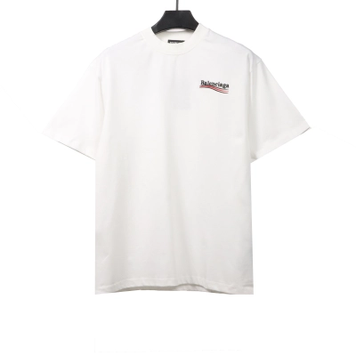 Balenciaga cola letter embroidery T-shirts white 01