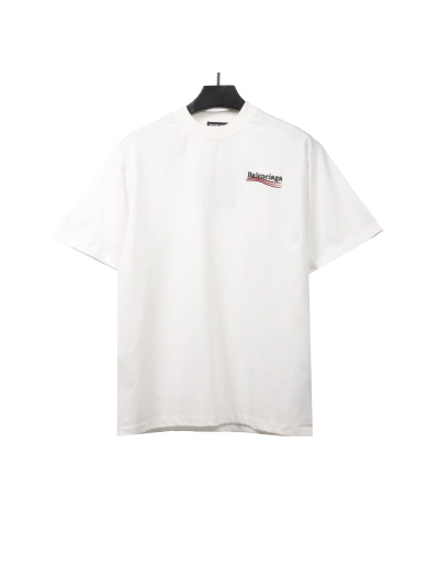 Balenciaga cola letter embroidery T-shirts white 01