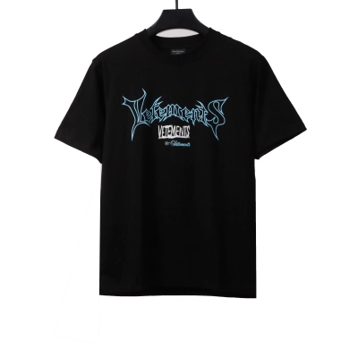 Balenciaga colorful letter print T-Shirts 01