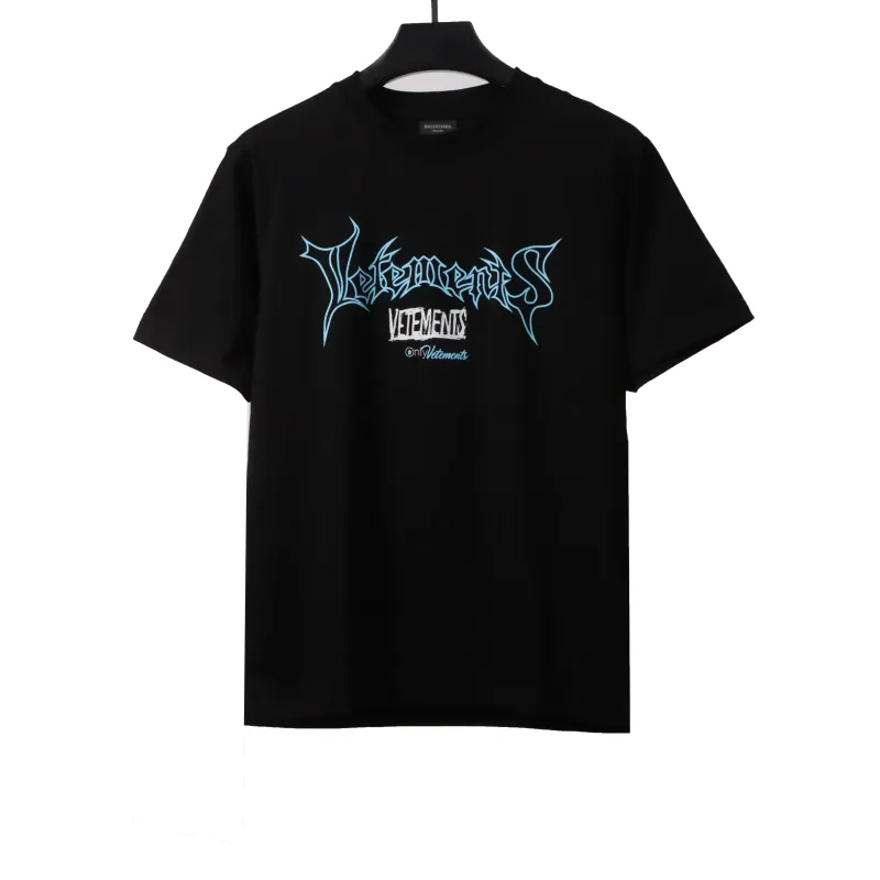  Balenciage colorful letter print T-Shirts