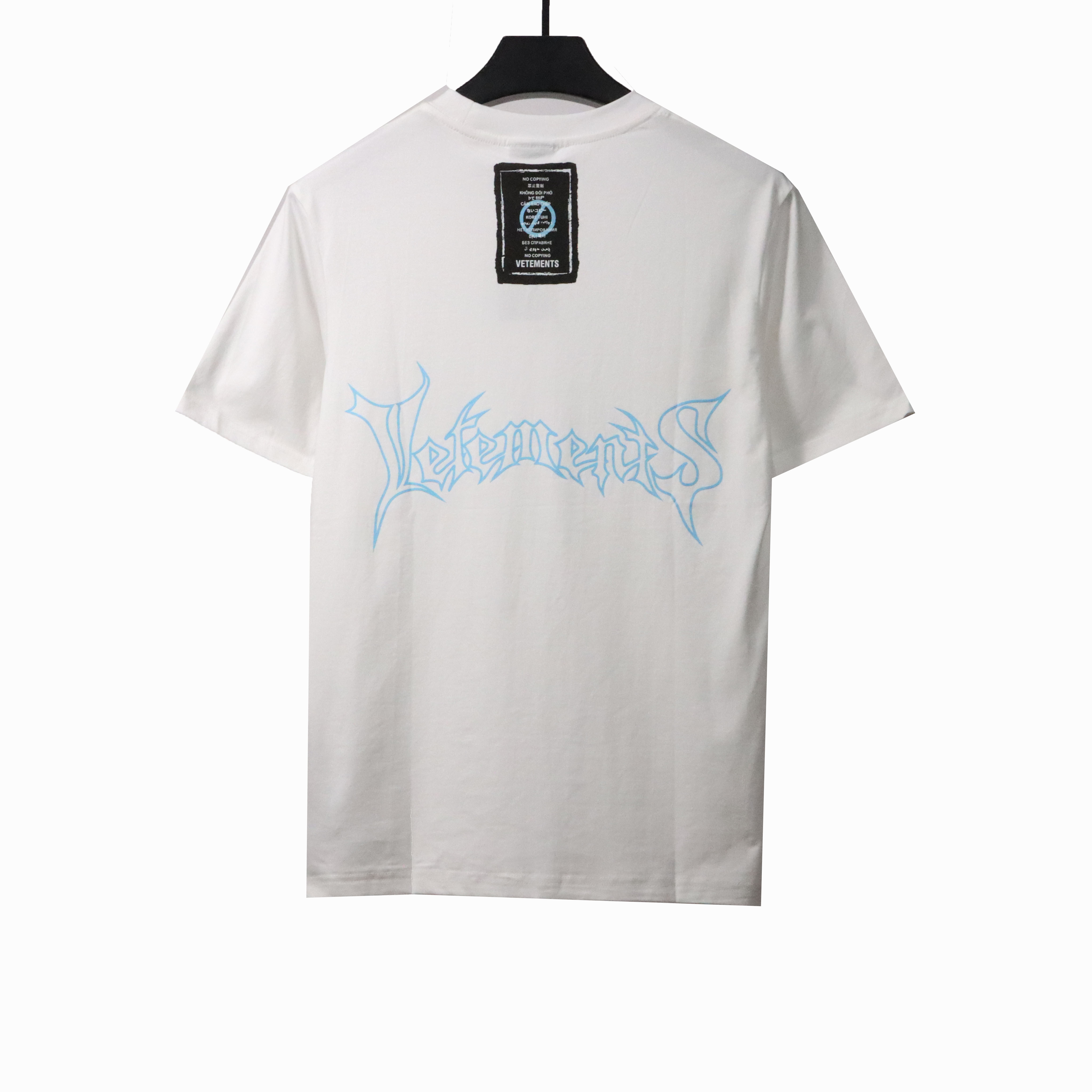 Balenciaga colorful letter print T-Shirts white