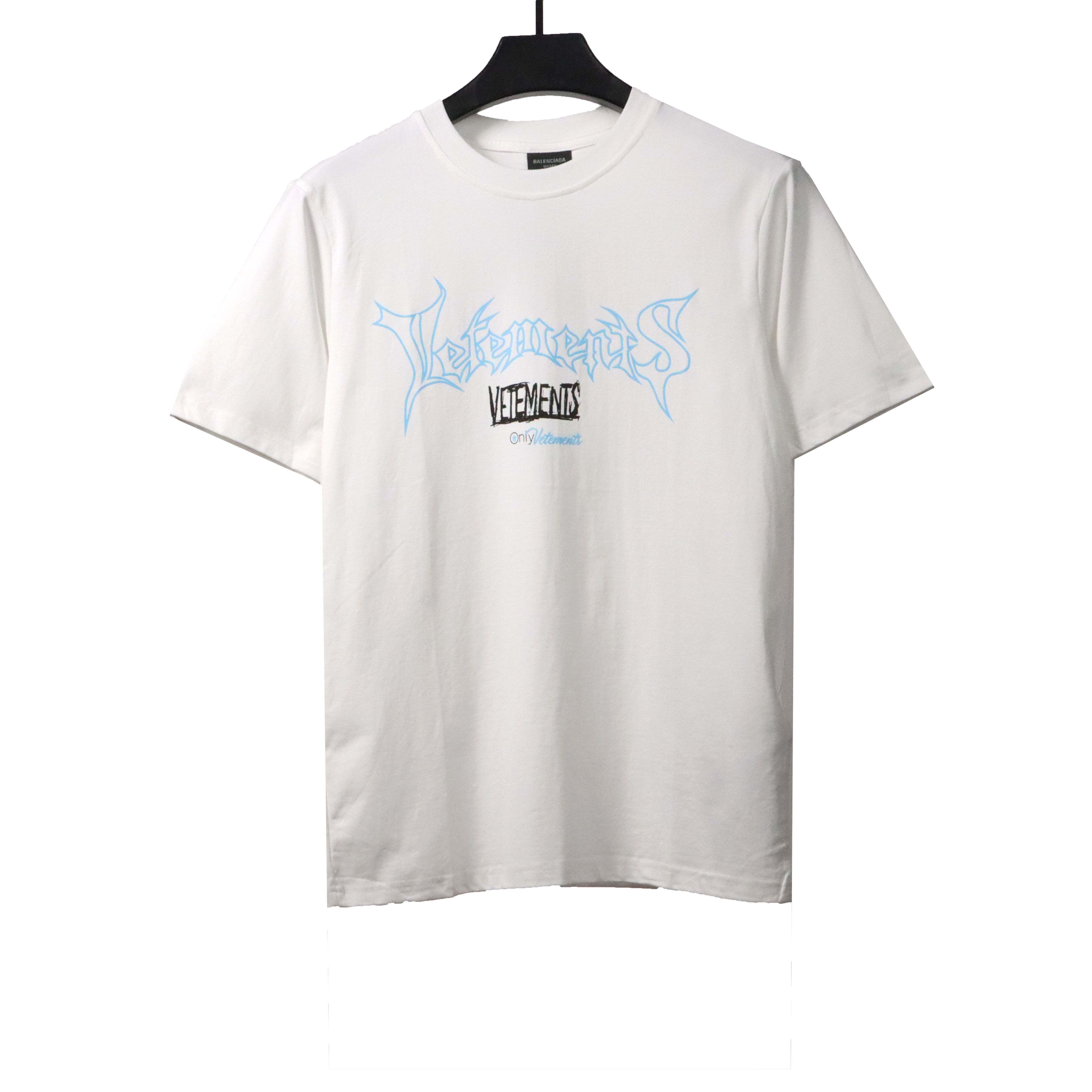 Balenciaga colorful letter print T-Shirts white