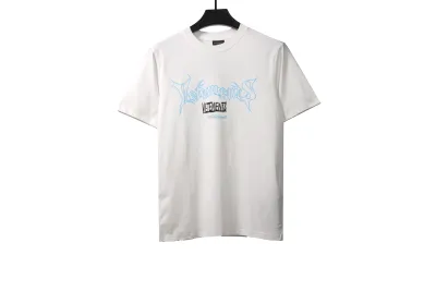 Balenciaga colorful letter print T-Shirts white 01