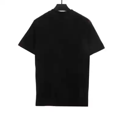  Balenciage Colorful Letters Coke Embroidered T-Shirts 02