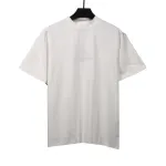  Balenciage damaged hem tassel double B embroidered T-Shirts 1