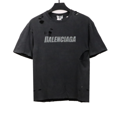 Balenciaga distressed damaged T-Shirts 01