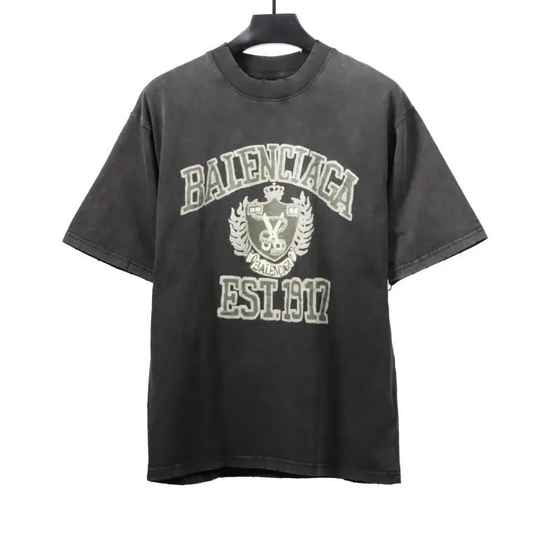 Balenciage Distressed Washed 1917 Wheat Ear T-Shirts