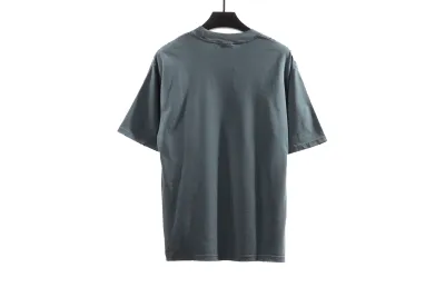 Balenciaga Distressed Washed Sunset Tower T-Shirts Blue 02