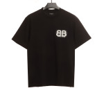  Balenciage Double B Embroidered T-Shirts T-shirt 1