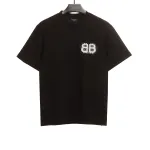  Balenciage Double B Embroidered T-Shirts T-shirt 1