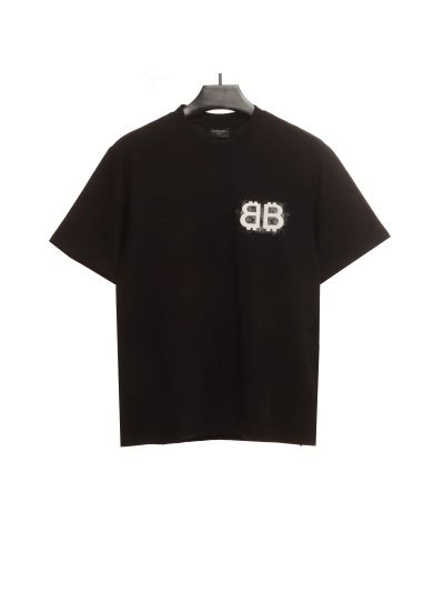 Balenciaga Double B Embroidered T-Shirts T-shirt 1 01