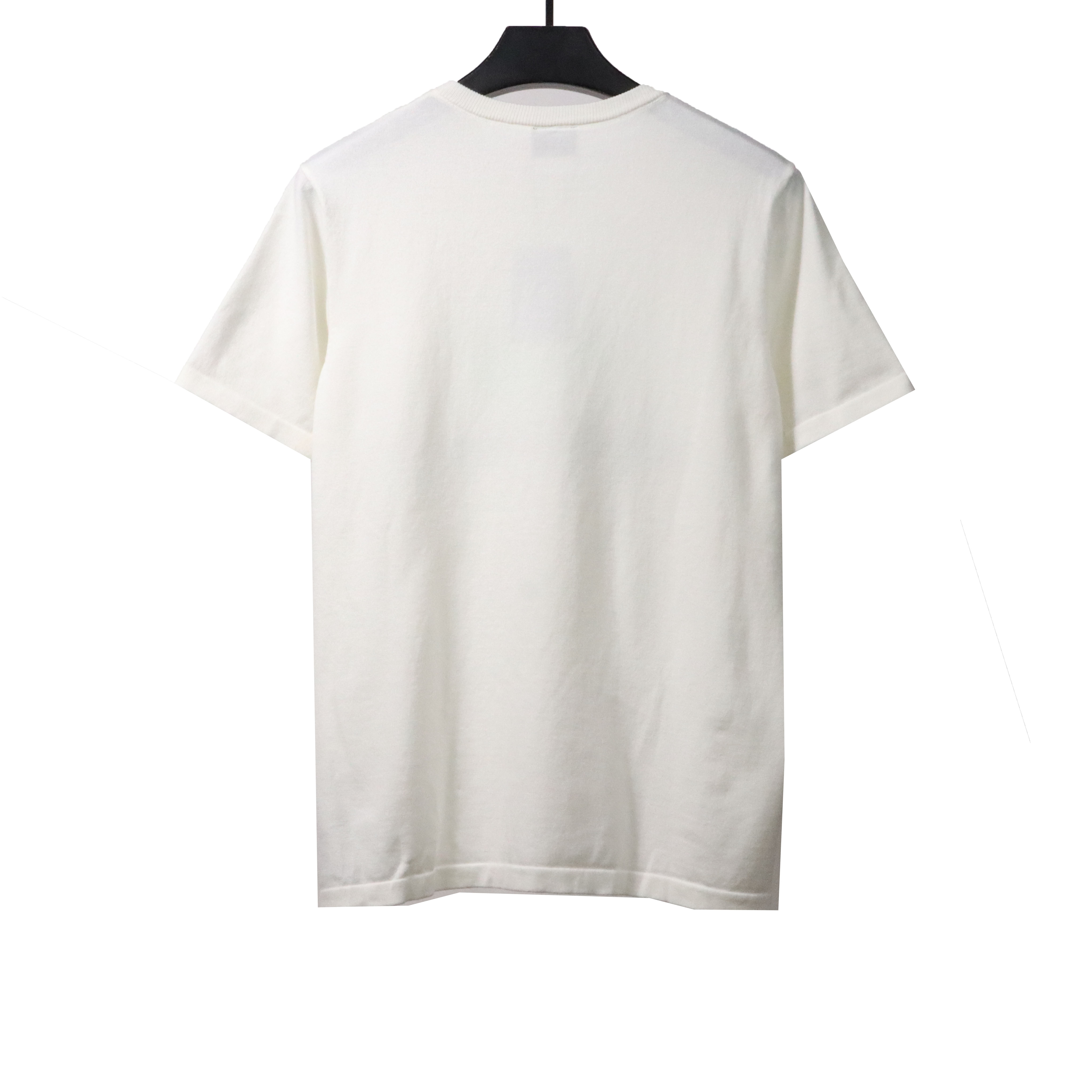 Balenciaga double hook embroidered letter T-shirts