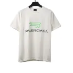 Balenciage double hook embroidered letter T-shirts